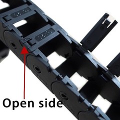 Drag Chain Cable Carrier Open Type R28 Wire Cable Chain CNC Router Mill15*20 R28