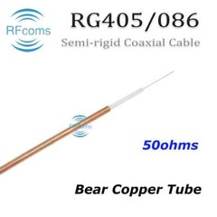RG405 MF405 Semi rigid 15 25 35 50 75 Ohm 086-25 086-50 086-15 086-75 Coax Cable
