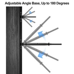 10 1/8″ Black Cable Railing T316 Stainless Steel Swage Hardware Turnbuckle Kit