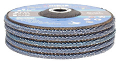 Lot of (5) Premium Zirconia Flap Disc Grinding Wheel 7″ x 7/8″ 120 Grit 7103712