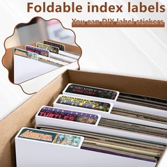 Cardboard Comic Book Dividers W/ Tabs For Comic Book Storage Box 100PK
