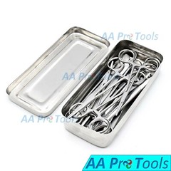 Set of 13 Pieces Basic Minor Surgery Kit Steel Box Surgical Instruments DS-1290