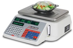Detecto, DL1060, Deli Scale with Integral Printer, 60 lb x 0.02 lb, NTEP