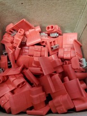 3M Scotchlok Electrical IDC 557, 22-16 AWG, Red, Bag of 100 | Pigtail, Sel