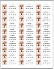 150 Cherry Blossom Tree StampMailing Return Address Labels Personalized