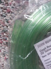 John Bunn Crush Resistant O2 Tubing, 25′ Item: GF64232 717076088992 Latex-Free