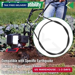 14645 Replacement Throttle Cable for Earthquake/Viper Mini-Tiller/Cultivator MC4