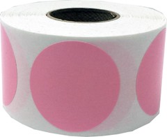 Circle Color Dot Stickers | 1.25″ Inches Round – 500 Pack | Pick One Color