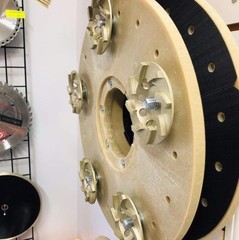 Concrete Grinding Plate for Swing Machines 17 Diameter Coarse Diamond Tool