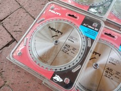 (Lot of 9) HILTI 6-1/2″ Metal Cutting SCM Circular Blade Carbide 40T 5/8″