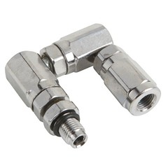 Strongway Grease Z-Swivel, 1/4in. NPT-M x 1/4in. NPT-F, 10,000 Max. PSI