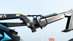 TYPHON Single Arm Backhoe Attachment for Mini Skid Steer STOMP X1300 & STOMP 509