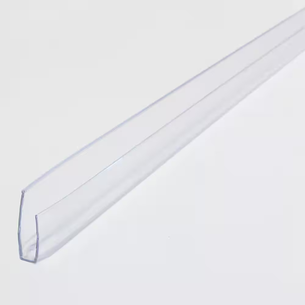 Thermoclear 1/4 in. x 96 in. x 1/4 in. (6mm) Polycarbonate Multi-Wall U-Channel