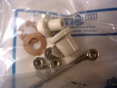 HH SMITH 9544 PORCELAIN HV INSULATOR NEW (NOS)