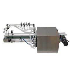 110V Automatic 4Head Magnetic Pump Filling Machine Liquid Bottle Filler 5-1000ml