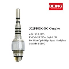 BEING KaVo MULTIflex LUX 465 LED Style Dental Handpiece Coupling 6 Pin 302PBQ