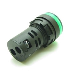 5PCS Green 22mm AC/DC110V LED Indicator Light Power Signal Panel Lamp AD16-22D/S