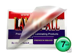 500/pack LAM-IT-ALL 7 Mil Military Card Hot Laminating Pouches 2-5/8 x 3-7/8
