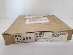 BANNER ENGINEERING BF23P FIBEROPTIC SENSOR BIFURCATED GLASS FIBER (17233) NIB