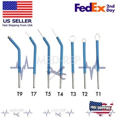 BONART 7 Assorted Dental Electrode Tip For OLD ART-E1 Blue Handpiece