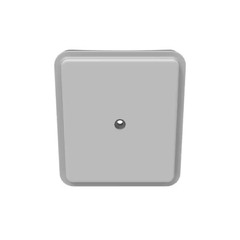 4.5 In. Paintable round Column Adaptor (2-Piece)