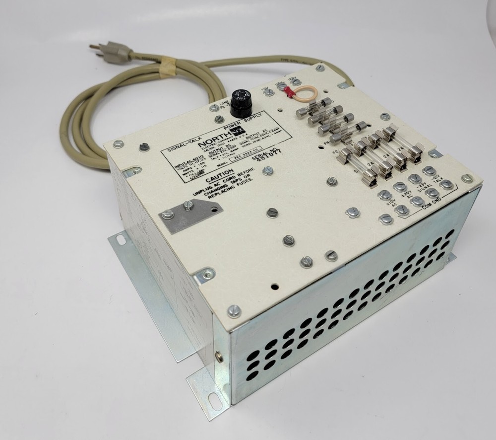 NORTH ELECTRIC CO. – PEC 3324AU – Signal-Talk Multi AC/DC Outputs Power Supply
