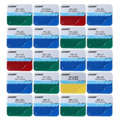 100pcs 20Types Dental High Speed Handpiece Diamond Burs Drills Medium FG 1.6mm