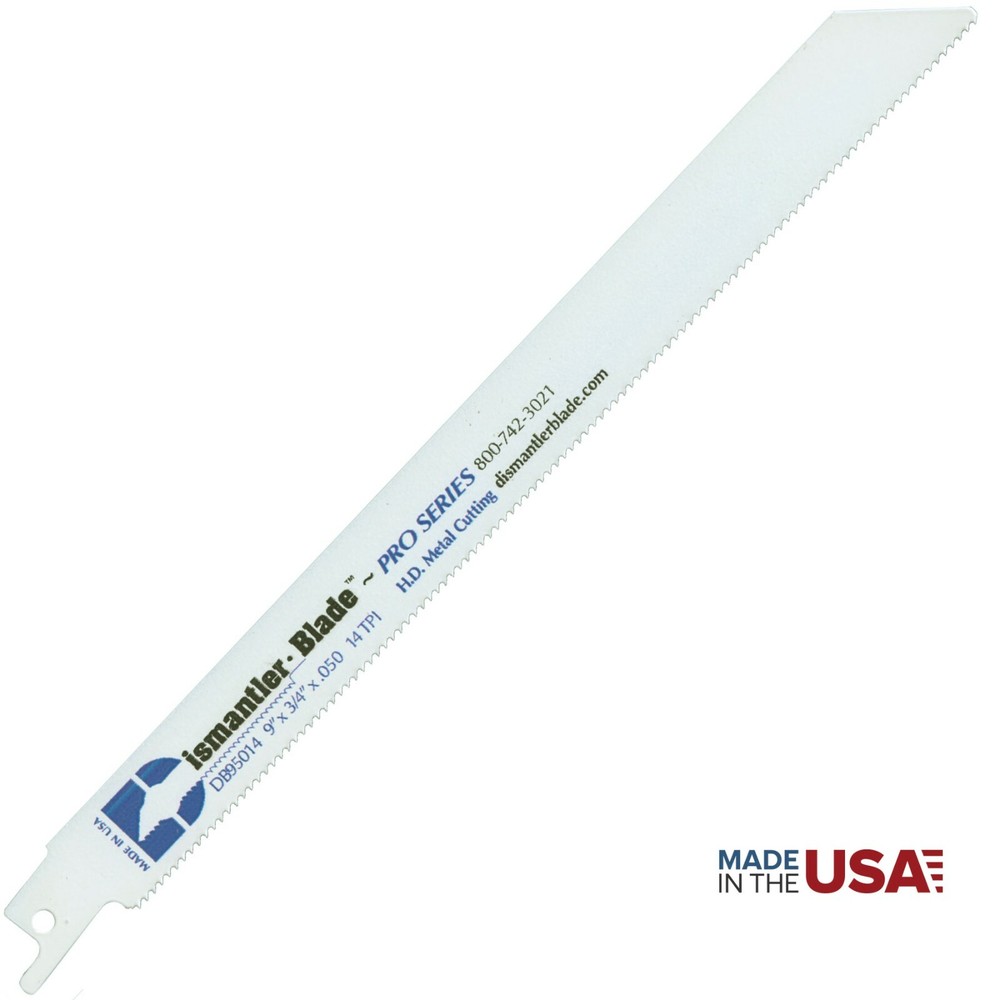 Dismantler Blade® Reciprocating Saw Blade 9″ x 1″ x.050″ 14 TPI -50 Pack