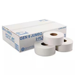 3.3 in. x 700 ft. 2-Ply Jumbo Roll Bath Tissue in White (12/Carton)