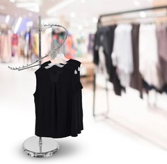 Spiral Clothing Rack Chrome 29 Ball Garment Retail Display Store Fixture 63″ H