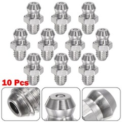 Grease Nipple 10Pcs Grease Inlet High Hardness Long Service Life Material
