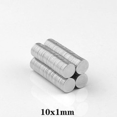 100PCS 10x1mm Thin Neodymium Magnets 10mmX1mm Permanent Magnet disc 10x1mm Ma…