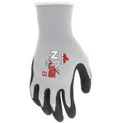 MCR Safety NXG Work Gloves Foam Nitrile Micro Foam Palm Coated 9673 (12 PAIR)