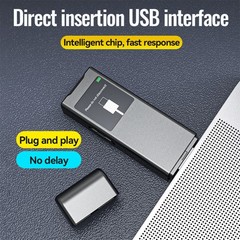 16GB USB Digital Voice Recorder Dictaphone Audio MP3 Sound Mini Recorder Player
