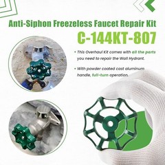 for Prier C-144KT-807 Anti-Siphon Freezeless Faucet Repair Kit for Wall Hydrant