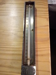 One Moeller Thermometer 30-130°F as pictured Intact Working