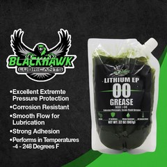 BLACKHAWK PERFORMANCE Lithium EP00 Grease – 32 oz EZ Squeeze Pouch (2pk)