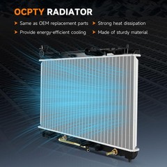 Coolant Radiator for Toyota Camry 2.4L 2007-2009 2.5L 2010-2011 CU2917 Aluminum