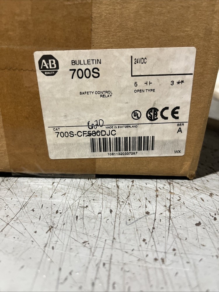 🔥Allen Bradley 700S-CF620DJC Safety Relay, New Free Shipping🇺🇸