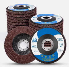 20 Pack Flap Discs 4.5″ x 7/8″ Grinding Wheel T27 Flapper Wheel for Die Angle US