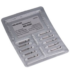 House Brand Dentistry 401562 FG 805-016C Inverted Cone Coarse Diamond Burs 10Pk