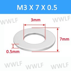 1060 Aluminum Flat Washers Sealing Gasket Crush Washer Metric M3 M4 M5 M6 M8-M30