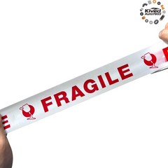 2 mil 2″x110 Yards 36 Rolls Red Fragile Heavy Duty Packing Tape Packaging Tapes