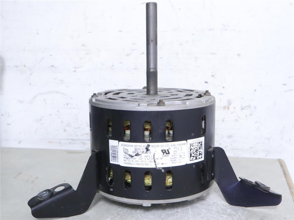 Zhongshan Broad-Ocean Y7L623C24 Blower Motor 0131F00021 1/3HP 115V 1075RPM 4SPD