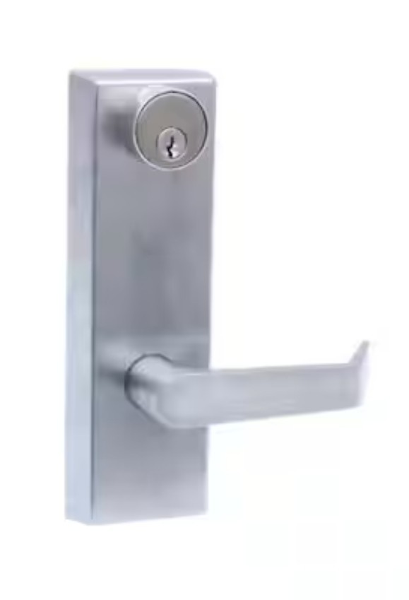 Taco ED-EL500-US26D Entry Lever Trim Panic Exit Device Chrome Open Box