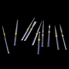 10pc Dental Diamond Burs FG-105 Composite Polishing Kit for High Speed Handpiece