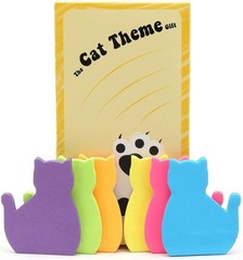Cute Cat Sticky Notes – Ideal for School, Work, or Personal Use – 180 Sheets