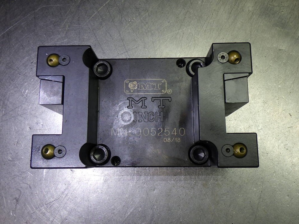 MT BMT60 1″ Coolant Thru Double Sided Sq Shank Tool Block MNL0052540 (LOC2108A)