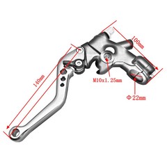22mm 7/8″ Motorcycle Clutch Lever Clamp for Honda Suzuki Yamaha Kawasaki