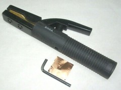 Forney 500 Amp Stick Welding Electrode Holder Brass Jaw Ergonomic Handle Stinger